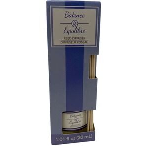 Balance Reed Diffuser‎ Equilibre  Aromatherapy 1.01oz 7 Reed Sticks
